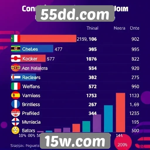Estatísticas de popularidade de jogos em 55dd.com
